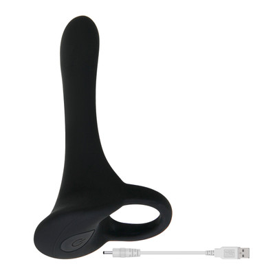 Foto 7 do produto Anel Peniano com Extensor em Silicone, 20 Modos de Vibração e Recarregável - Zero Tolerance Cock Armor