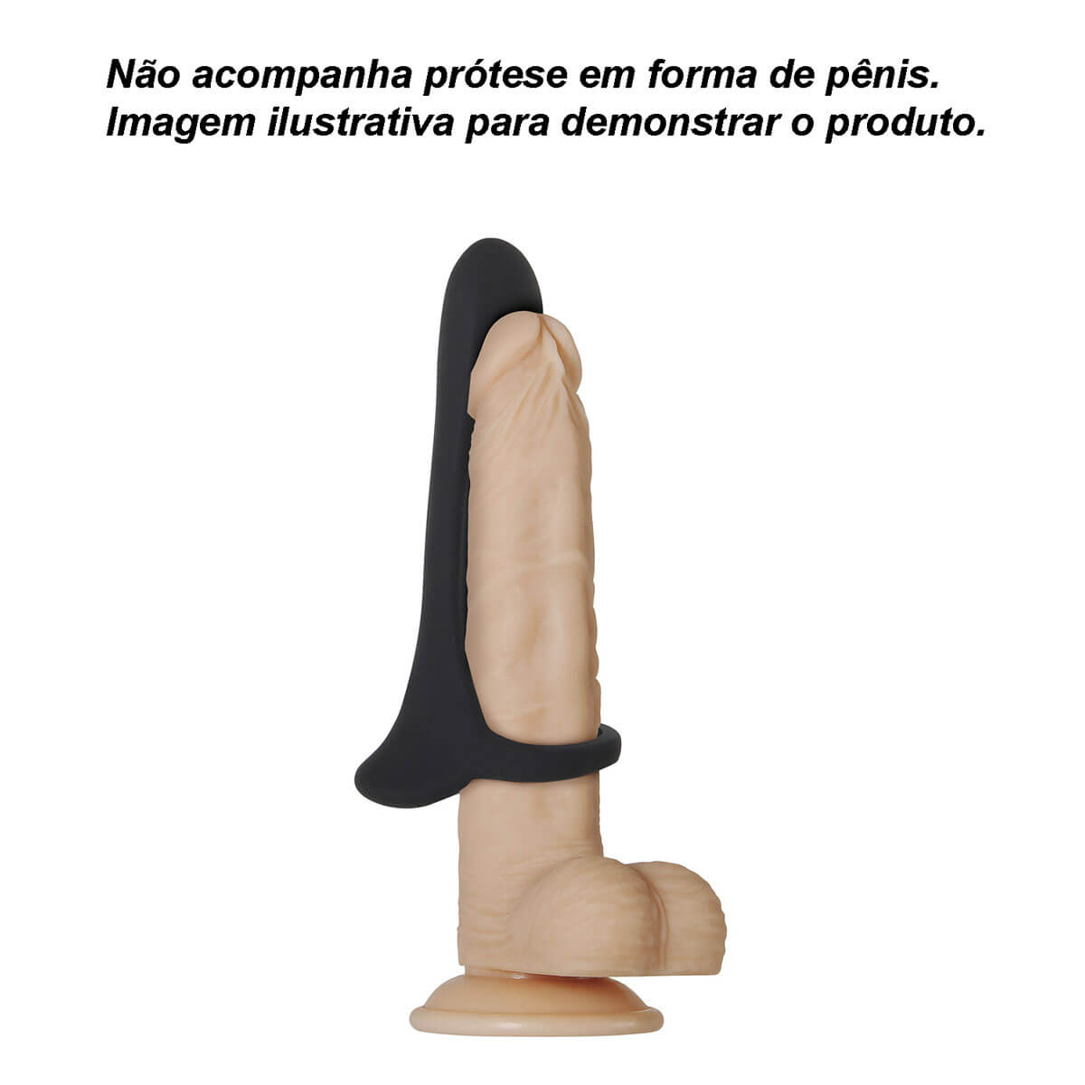 Anel Peniano com Extensor em Silicone, 20 Modos de Vibração e Recarregável - Zero Tolerance Cock Armor - 6