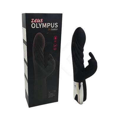 Zeus Olympus by Lealso - Vibrador de Ponto G com Estimulador de Clitóris e 6 Modos de Vibração em 5 Intensidades - 11,5 x 3,8 cm