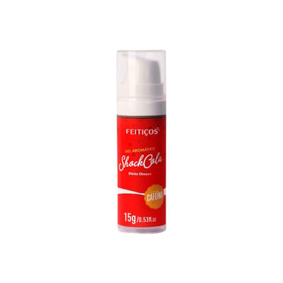 Gel Beijável Lubrificante Aromático com Efeito Eletrizante e Cafeína - Shock Cola | 15g