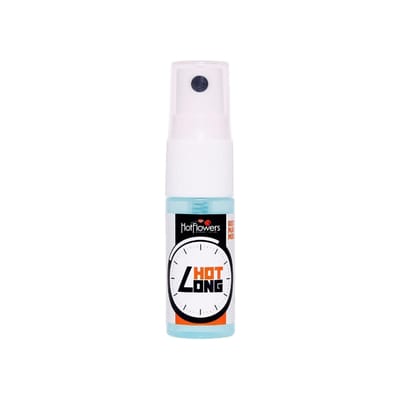 Spray Dessensibilizante Prolongador de Ereção com Efeito de Aquecimento - Hot Flowers Hot Long | 12 ml