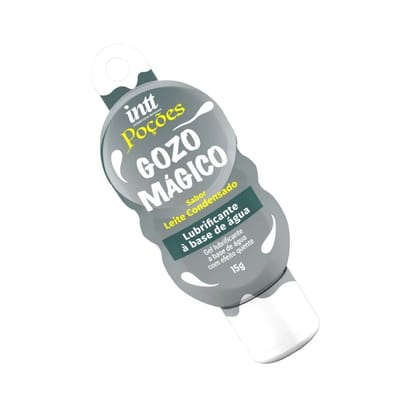 Lubrificante a Base de Água no Sabor de Leite Condensado com Efeito que Esquenta - Intt Poções Gozo Mágico | 15g