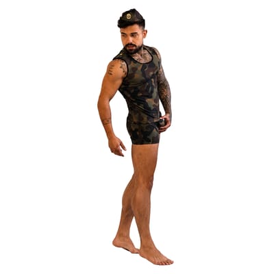 Fantasia Exército - Exclusiva Lingerie | Tamanho Único