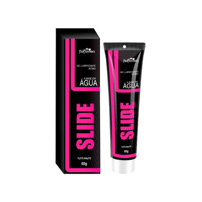 Gel Umectante à Base D'Água com Aroma de Tutti- Frutti - Hot Flowers Slide | 60g
