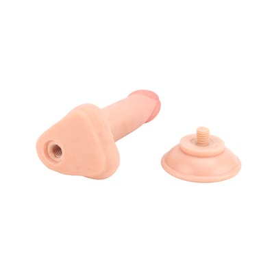 Prótese Peniana Realística Articulada com Glande, Veias, Escroto e Ventosa - Yaffa Super Cock | 13,5 x 3,2 cm | Disponível em 2 Cores