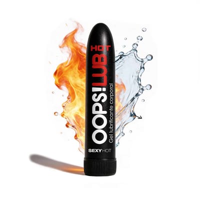 Gel Corporal e Lubrificante Hot à Base D'Água - OOPS! LUB | 50g