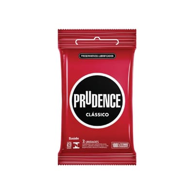 Preservativo Tradicional - Prudence Clássico | 3 Unidades