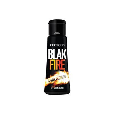 Gel Aromatizante Comestível para Sexo Oral - Feitiços Black Fire Calor Intenso | 40 ml