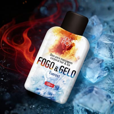 Óleo Comestível para Sexo Oral - Fogo & Gelo Everest | 38 ml