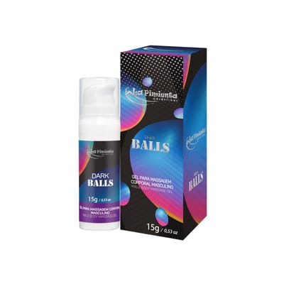 Gel Excitante Masculino para Testículos - La Pimienta Dark Balls | 15g