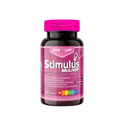 Suplemento Multivitamínico em Cápsulas para o Desempenho Sexual Feminino - Stimulus Mulher | 60 Cápsulas
