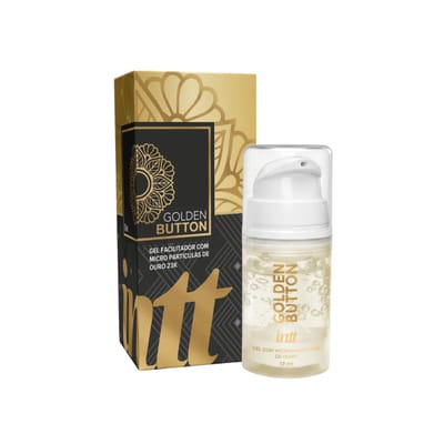 Gel Facilitador Para Sexo Anal com Micro Partículas de Ouro 23K - Intt Golden Button By Castropil | 17ml
