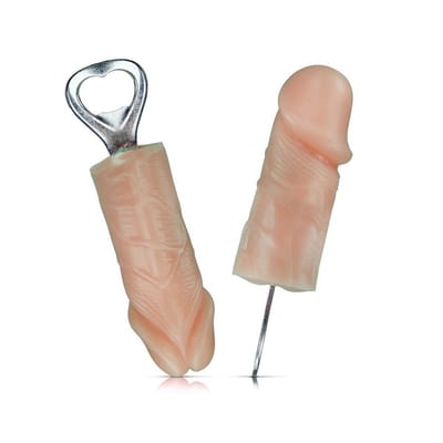 Abridor de Garrafa Sacana em Formato de Pênis - Sexy Collection