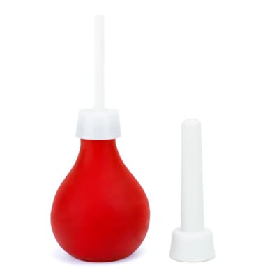 Ducha Íntima Ginecológica com 2 Cânulas Para Inserção Anal e Vaginal - Adão & Eva | 250ml | Disponível em 4 Cores
