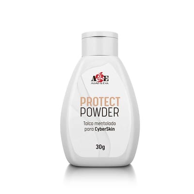 Talco Mentolado para Cyberskin, TPE, TPR e Silicone - Adão & Eva Protect Powder | 30g