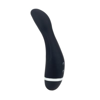 Vibrador de Ponto G à Pilha em Silicone com Curvatura e 10 Modos de Vibração - Aile | 11 x 3,2 cm