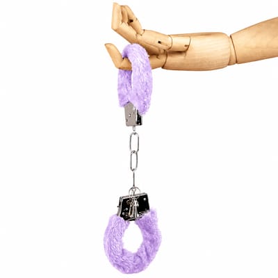 Algemas Reguláveis em Metal com Pelúcia - Algemas do Amor | Disponível em 11 Cores