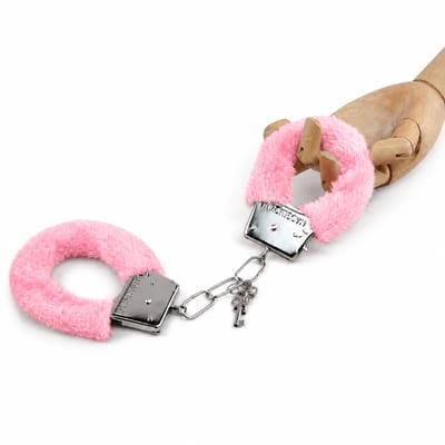 Algemas Reguláveis em Metal com Pelúcia - Algemas do Amor | Disponível em 11 Cores
