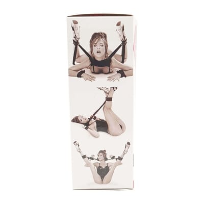 Amarra de Tornozelos com Almofada para Pescoço e Algemas Para os Pulsos - Hogtie Set