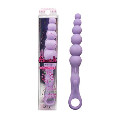 Plug Anal com Esferas Graduais em Silicone - Anatick | 18 x 2,5 cm