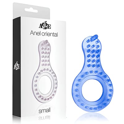 Anel Peniano Pequeno em Silicone - Anel Oriental Small | 9,5 x 5,3 cm | Disponível em 4 Cores