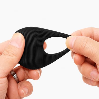Anel Peniano com Estimulador de Clitóris, Resistente à Água e Vibração Única Potente - Pretty Love Thimble