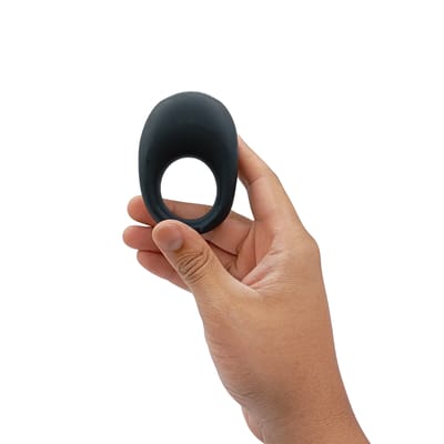 Anel Peniano em Silicone com Carregamento via Cabo USB e 7 Modos de Vibração - Sexy Import Ring Z | 7,6 x 5 cm