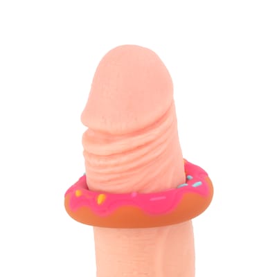 Anel Peniano em Silicone com Formato de Donut - Pretty Love Berry | 4,4 x 2 cm