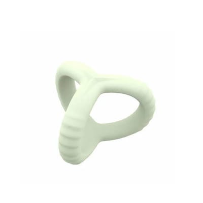 Anel Peniano Triplo em Silicone com Texturas Massageadoras - 5 x 3,5 cm | Disponível em 2 Cores