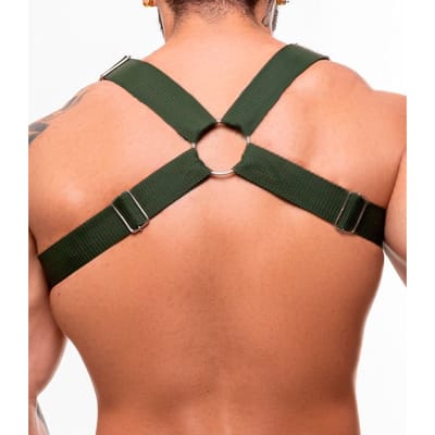 Arreio Harness H em Nylon Resistente com Fivelas - Steves Designer | Disponível em 3 Cores