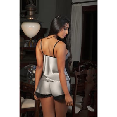 Baby Doll em Renda e Cetim - Garota Veneno | Disponível em 8 Cores e 4 Tamanhos