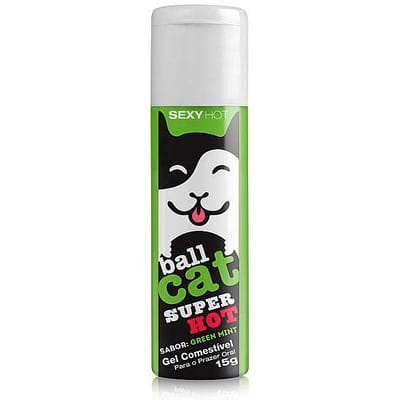 Gel Comestível para Sexo Oral que Esquenta e Esfria - Ball Cat Fogo e Gelo | 15 g | Disponível em 3 Sabores