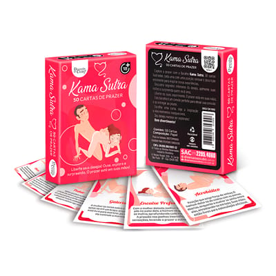 Baralho Erótico com Posições do Kama Sutra - Diversão ao Cubo | Contém 50 Cartas