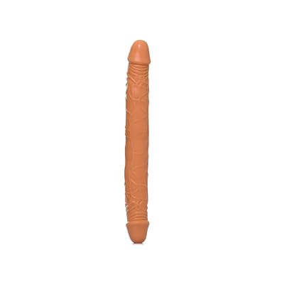 Prótese Peniana Ponta Dupla com Glande e Veias Salientes - Adão & Eva Big Erotic Toys | 35,5 x 3,8 cm | Disponível em 3 Cores