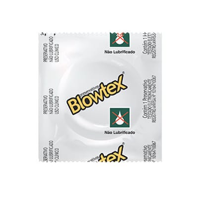 Blowtex - Preservativo Não Lubrificado para Uso Clínico - 1 Unidade
