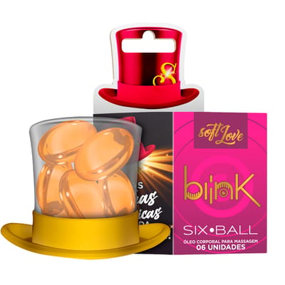 Bolinhas Explosivas com Óleo Dessensibilizante Anal - Soft Love SixBall Blink | 6 unidades
