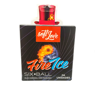 Bolinhas Explosivas com Sensação de Aquecimento e Resfriamento - Fire Ice Soft Love | 6 Unidades