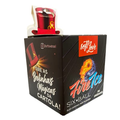 Bolinhas Explosivas com Sensação de Aquecimento e Resfriamento - Fire Ice Soft Love | 6 Unidades