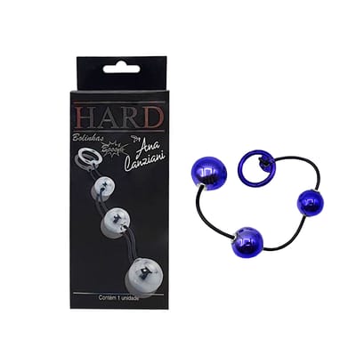 Bolinhas Tailandesas para Pompoarismo com 3 Esferas e Alças de Segurança - Hard | Disponível em 6 Cores