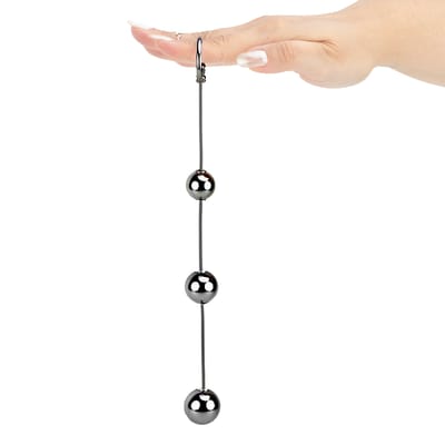 Bolinhas Tailandesas para Pompoarismo com 3 Esferas e Alças de Segurança - Hard | Disponível em 6 Cores