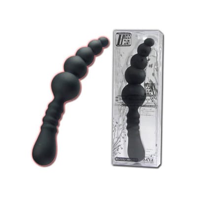 Estimulador Anal Escalonado em Silicone Macio - Boss Silicone Wand | 20 x 4 cm