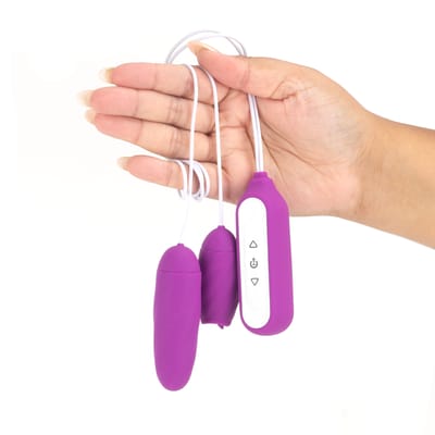 Estimulador de Clítoris e Bullet em Silicone com Controle Remoto, 9 Modos de Vibração e Recarregável - S-Hande Lycoris | Disponível em 2 Cores