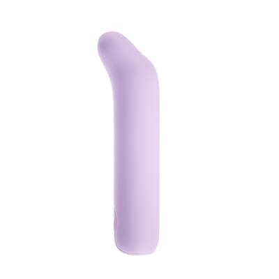 Bullet com Ponta Curvada em Silicone Aveludado, 10 Modos de Vibrações e Cabo USB - Has Love | 10 x 2,7 cm