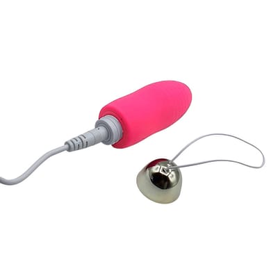 Bullet Recarregável com 10 Modos de Vibrações e Controle Remoto Sem Fio - Intt Magic Egg | 6,6 x 2,9 cm