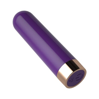 Bullet em ABS com 10 Modos de Vibrações e Recarregável - YouVibe Milly Vibrator | 8 x 2 cm | Disponível em 3 Cores