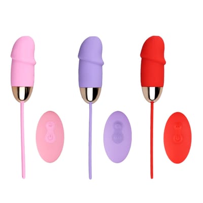 Bullet Recarregável em Silicone com Formato de Glande, 20 Modos de Vibração, Resistente à Água e Controle Remoto Sem Fio - YouVibe | 8 x 3 cm | Disponível em 3 Cores