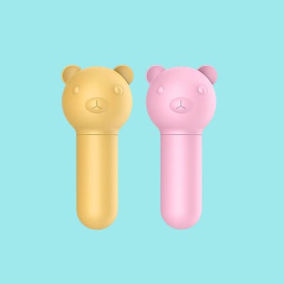 Bullet em Silicone no Formato de Urso com 10 Modos de Vibração e Recarregável via USB - SI | 8,3 x 2,1 cm | Disponível em 2 Cores