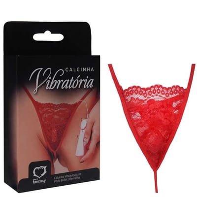 Calcinha em Renda com Estimulador e Controle Remoto - Sexy Fantasy | Tamanho Único