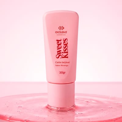 Calda Beijável - Exclusiva Cosméticos Sweet Kisses | 30g | Disponível em 2 Sabores