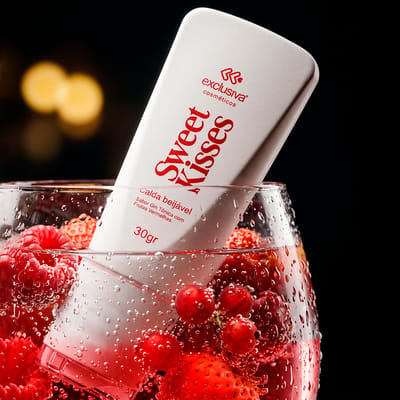 Calda Beijável - Exclusiva Cosméticos Sweet Kisses | 30g | Disponível em 2 Sabores
